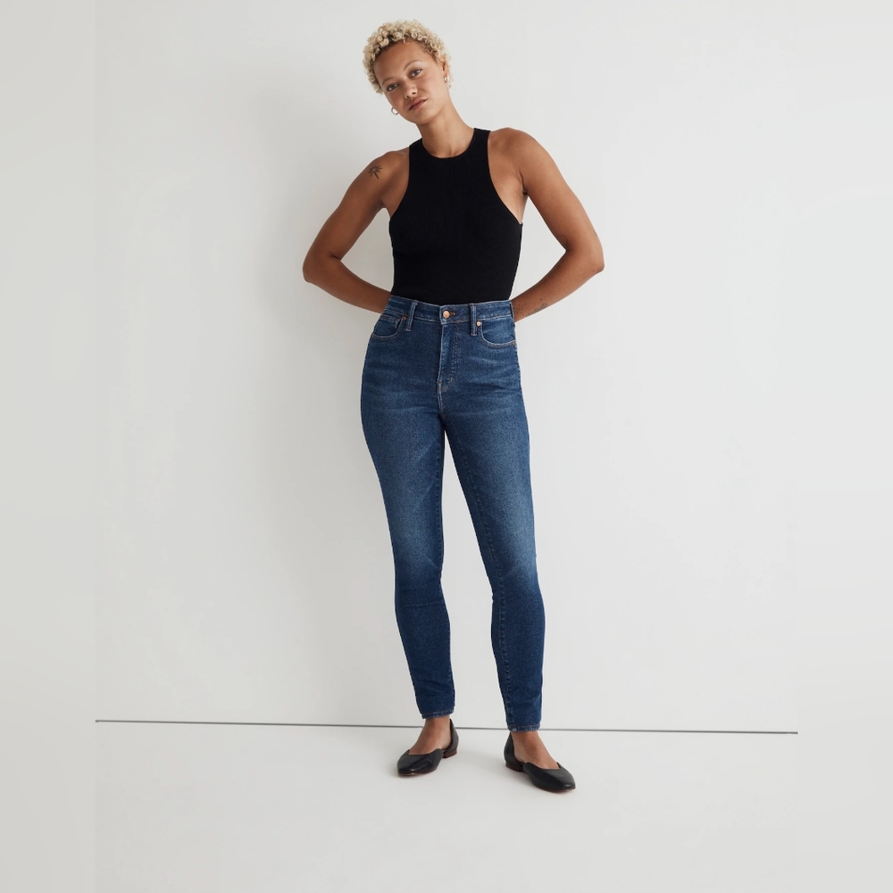 Madewell Curvy High Rise Skinny Jeans In 25